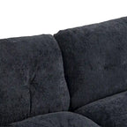 84" Chenille Upholstered Sofa - Dual-Layer Memory Foam & Pocket Spring Cushions - Modern 2-3 Seater with 2 Pillows