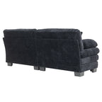 84" Chenille Upholstered Sofa - Dual-Layer Memory Foam & Pocket Spring Cushions - Modern 2-3 Seater with 2 Pillows