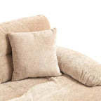 84" Chenille Upholstered Sofa - Dual-Layer Memory Foam & Pocket Spring Cushions - Modern 2-3 Seater with 2 Pillows