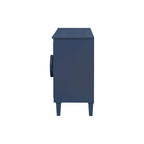 58.9" Sideboard Cabinet with 4 Doors - French Style, Round Ring Handles, Adjustable Shelf, MDF, 5 Legs