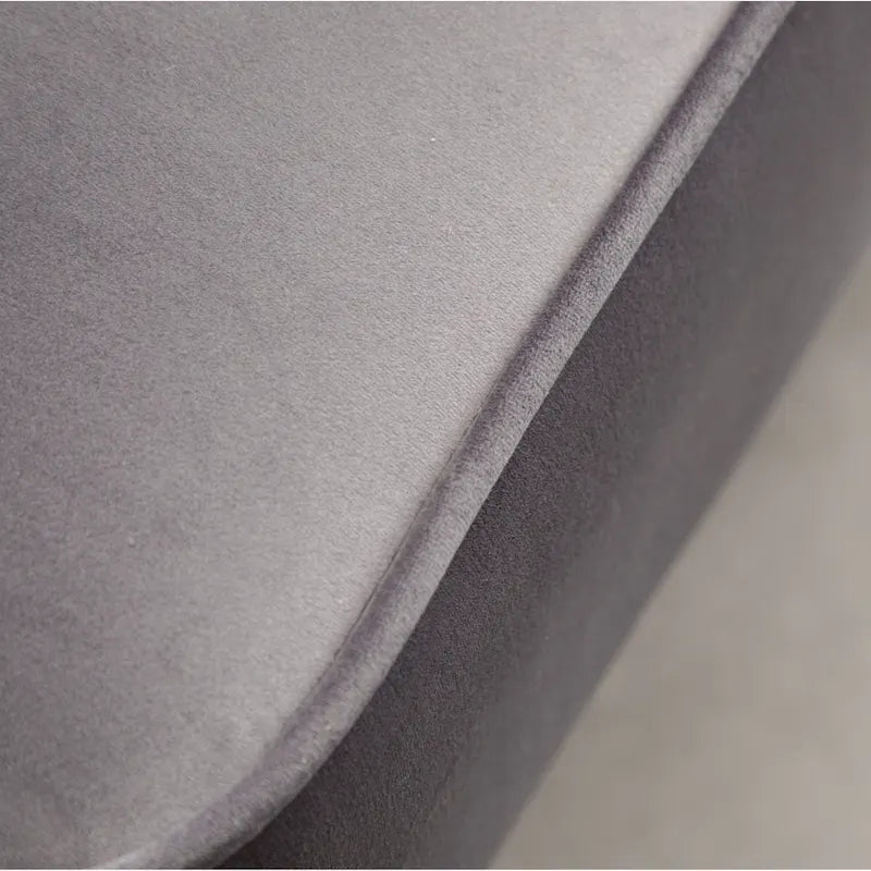 Contemporary Velvet Upholstered Accent Chair - 24"W x 26"D x 33"H - Dense Foam Padding - Rubberwood Legs - Gray/Blue/Pink