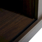 62.4" Farmhouse TV Stand with Sliding Barn Doors - Wood Media Console for TVs up to 60" - 400 lbs Capacity with Storage