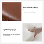 50" Upholstered Storage Bench with Metal Legs - Vegan Leather, Button-Tufted, Storage Shelf, 250lbs Capacity