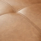 Mid-Century Sofa Couch Set Button Tufted Back Linen Upholstery Solid Wood Legs Living Room Furniture