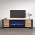 Woody BL-EF Electric Fireplace 77 TV Stand