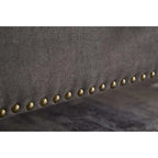 59" Storage Bench with Button-Tufted Seat - Cotton Linen, Solid Wood Legs, 500lbs Capacity, Bedroom/Entryway