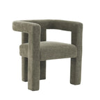 Barrel Shaped Fabric Upholstered Accent Armchair - 300lbs Capacity, Fully Assembled, Lightweight Design, Multiple Colors Available