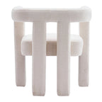 Barrel Shaped Fabric Upholstered Accent Armchair - 300lbs Capacity, Fully Assembled, Lightweight Design, Multiple Colors Available