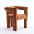 Barrel Shaped Fabric Upholstered Accent Armchair - 300lbs Capacity, Fully Assembled, Lightweight Design, Multiple Colors Available