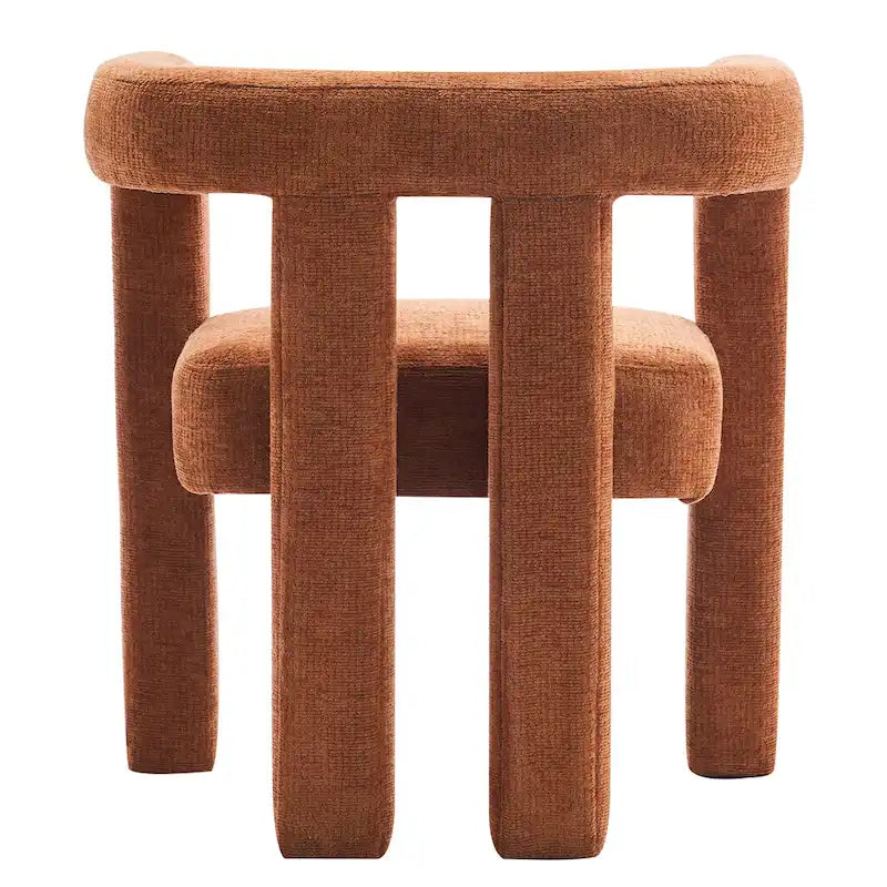 Barrel Shaped Fabric Upholstered Accent Armchair - 300lbs Capacity, Fully Assembled, Lightweight Design, Multiple Colors Available