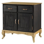 Wood Buffet Sideboard Green