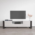 71" Modern High Gloss TV Stand - Entertainment Center for up to 75" TVs - Sleek Media Console with Ample Storage