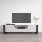 71" Modern High Gloss TV Stand - Entertainment Center for up to 75" TVs - Sleek Media Console with Ample Storage
