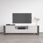 71" Modern High Gloss TV Stand - Entertainment Center for up to 75" TVs - Sleek Media Console with Ample Storage