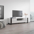 71" Modern High Gloss TV Stand - Entertainment Center for up to 75" TVs - Sleek Media Console with Ample Storage