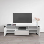 71" Modern High Gloss TV Stand - Entertainment Center for up to 75" TVs - Sleek Media Console with Ample Storage