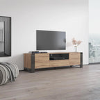 71" Modern High Gloss TV Stand - Entertainment Center for up to 75" TVs - Sleek Media Console with Ample Storage