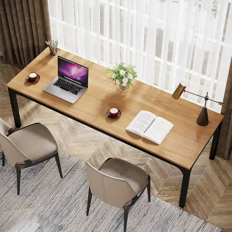 78.7 Inches Extra Long Computer Desk 2 Person Desk