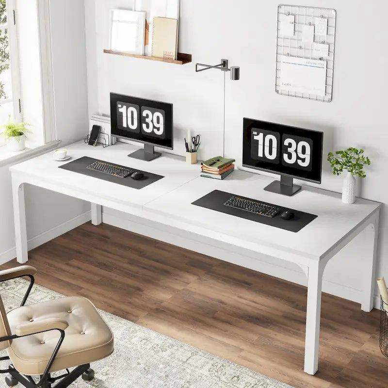78.7 Inches Extra Long Computer Desk 2 Person Desk