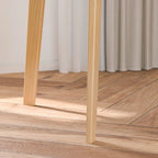 47.2" Study Desk - Solid Wood Legs, Thickened Top, Rounded Corners, Easy Assembly, Space-Saving Design