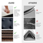 60" Genuine Leather Tufted Bench with Metal Base - Foam Padded, 440lbs Capacity, Classic Style, Bedroom/Entryway