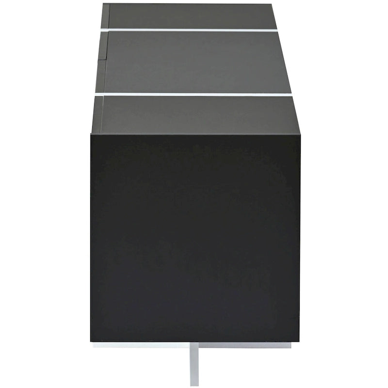 74.8" Modern TV Stand for up to 80" TVs - High Gloss UV Surface with 2 Drawers & 3 Cabinets - Contemporary Media Console