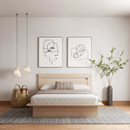 Malibu Platform Bed with Headboard