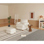 66" Linen Fabric Loveseat Sofa - Solid Wood Frame with High-Density Cushions - Modern 2-3 Seater for Living Room