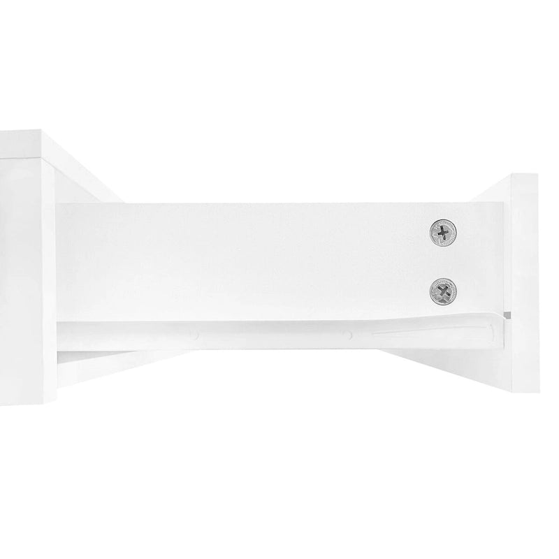 31.5" High Gloss Coffee Table with 4 Drawers - Particle Board, UV Veneer, 180lbs Capacity, Black/White Options