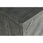 59.8" 4-Door Storage Cabinet Sideboard - MDF, Adjustable Shelf, Black Finish, American Style, Dining/Hallway