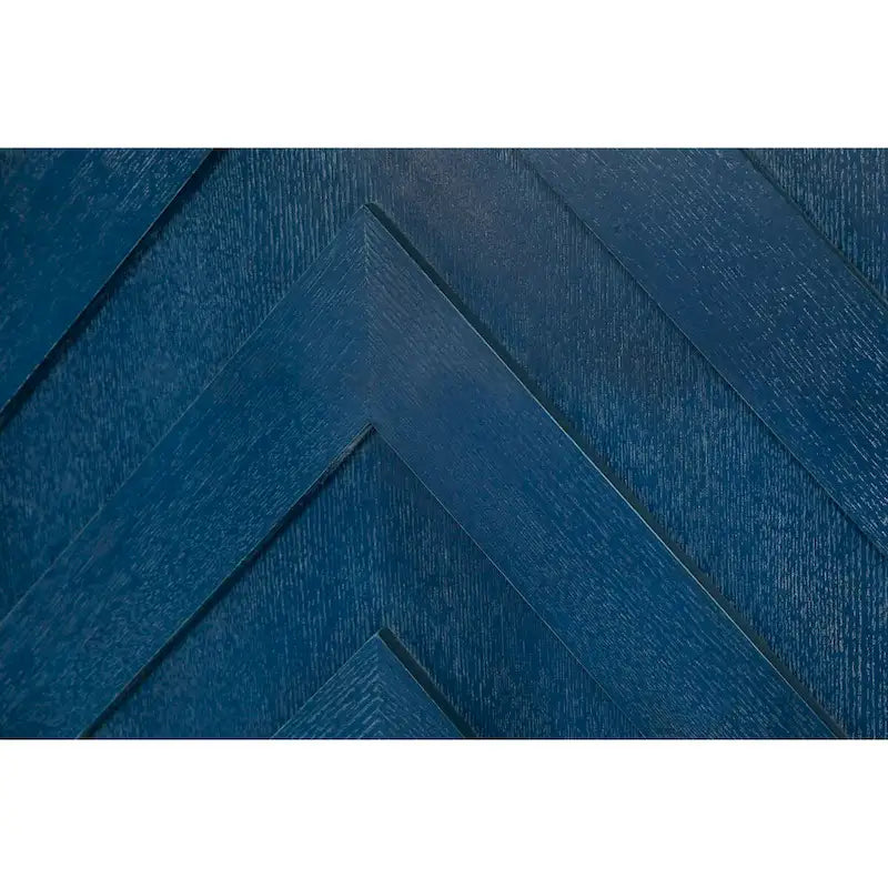 59.8" 4-Door Storage Cabinet Sideboard - MDF, Adjustable Shelf, Black Finish, American Style, Dining/Hallway